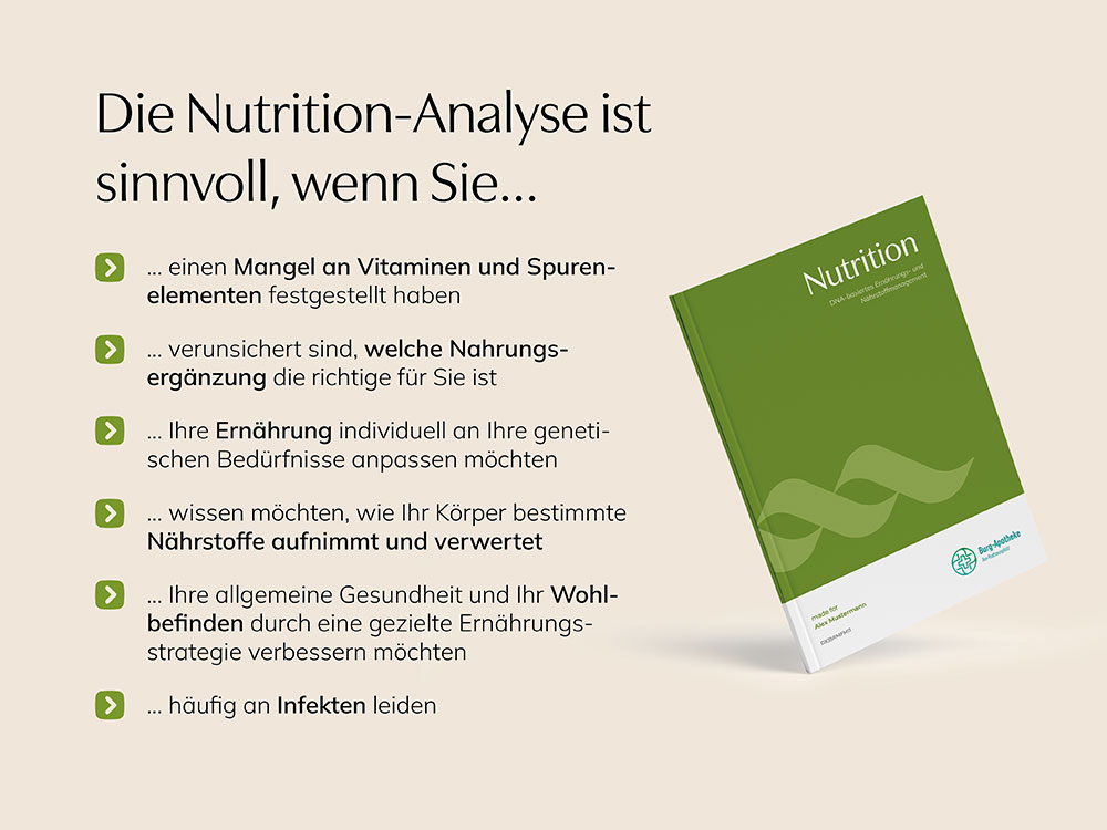 Wann die Nutritions-Analyse sinnvoll ist